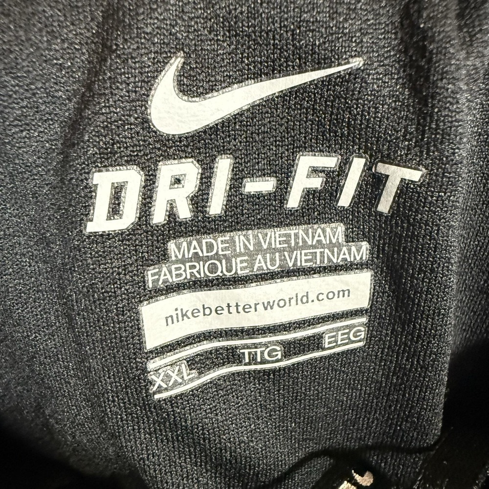 Nike Dri-FIT Shorts Youth Size 2XL Black Microfiber 11 Inch Running Gym Training - Picture 3 of 9